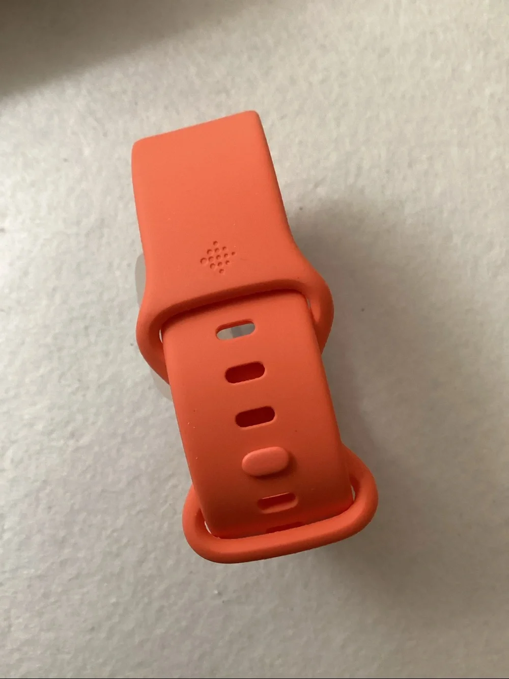 Fitbit Unisex Orange Charge 6 Silicone Fitness Tracker Watch 36mm